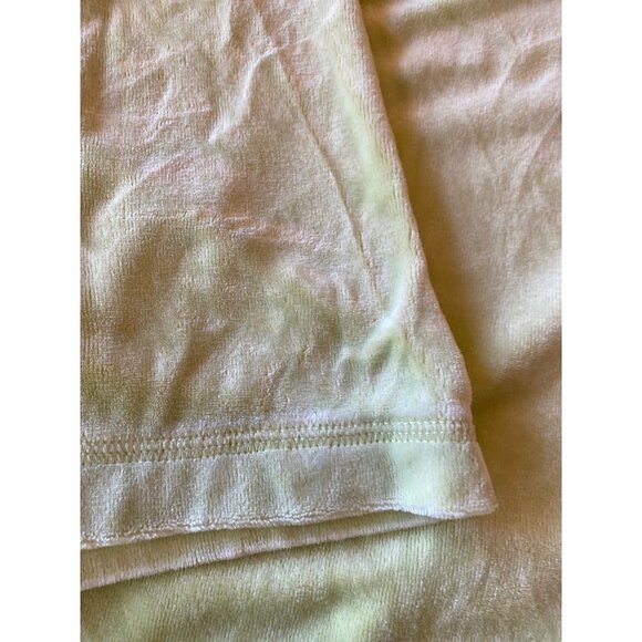 Free People We The Free Light Sherbet Green Velour Slouchy Oversized Top Size La - Picture 4 of 6